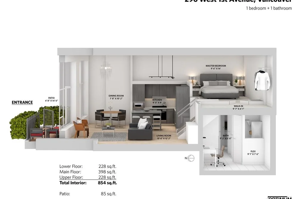 296 W 1ST AVENUE, Vancouver BC V5Y 3T2, Vancouver BC — Residential for Sale - Photo 2