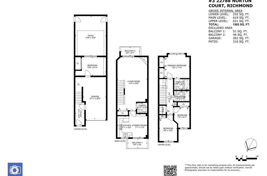 3 22788 NORTON COURT, Richmond BC V6V 2W7, Richmond BC — Residential for Sale - Photo 2
