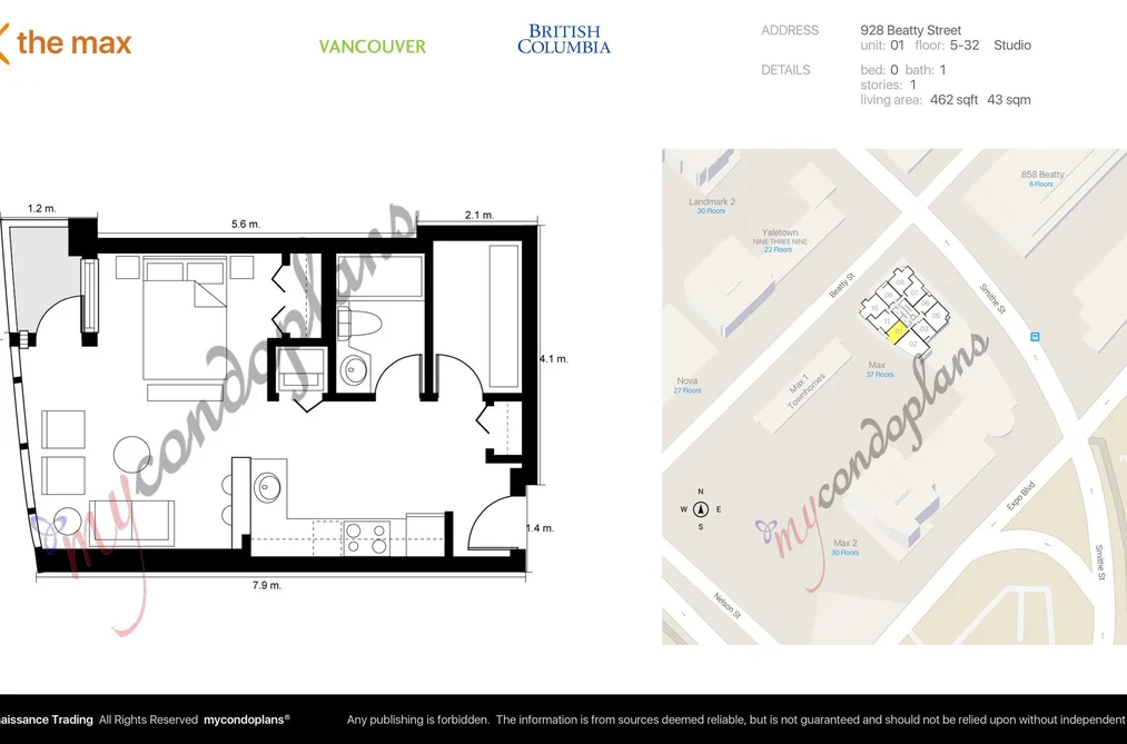 3001 928 BEATTY STREET, Vancouver BC V6Z 3G6, Vancouver BC — Residential for Sale - Photo 7