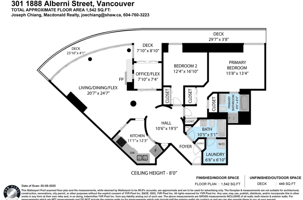 301 1888 ALBERNI STREET, Vancouver BC V6G 1B3, Vancouver BC — Residential for Sale - Photo 2