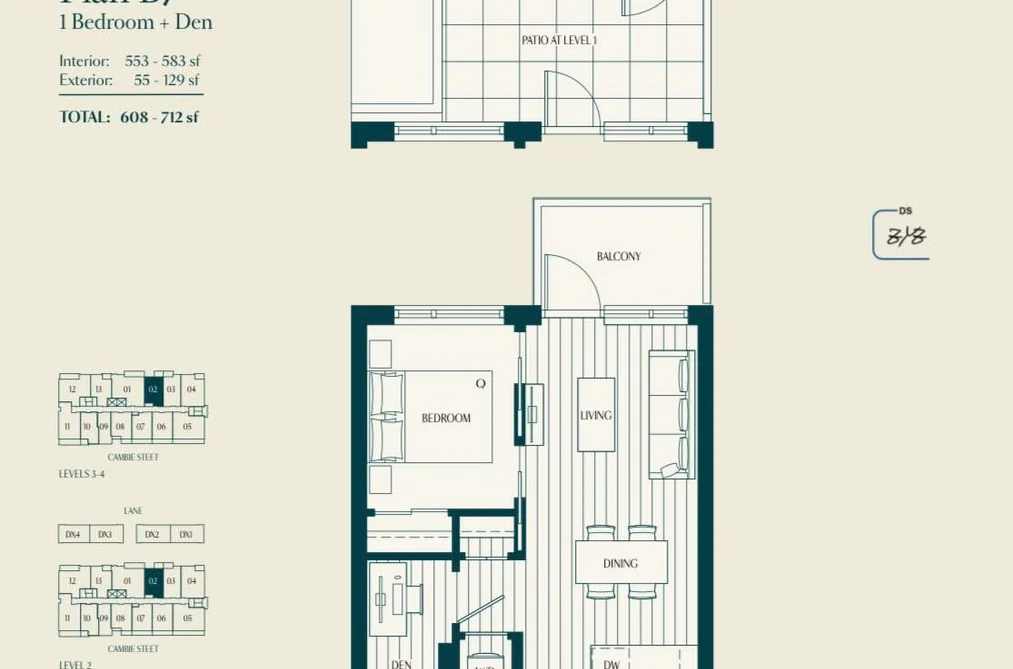 302 6859 CAMBIE STREET, Vancouver BC V6P 3H1, Vancouver BC — Residential for Sale - Photo 3