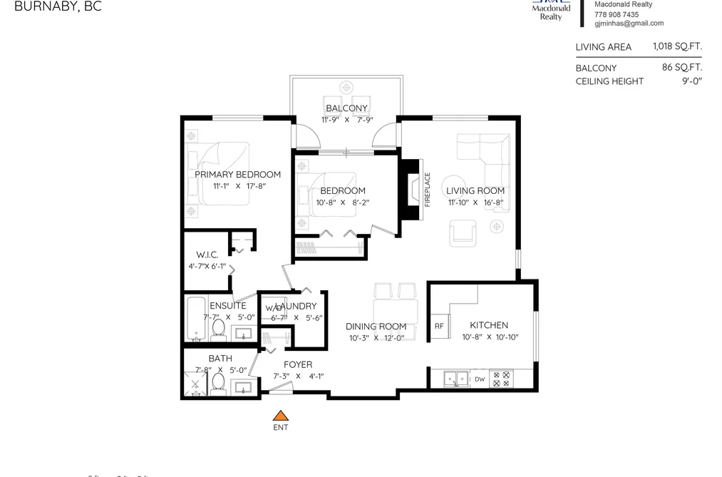 306 6688 BURLINGTON AVENUE, Burnaby BC V5H 3M9, Burnaby BC — Residential for Sale - Photo 2