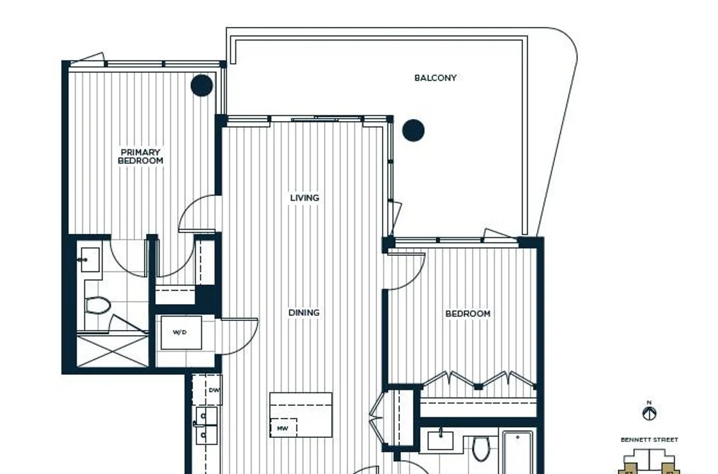 307 4988 BENNETT STREET, Burnaby BC V5H 0L1, Burnaby BC — Residential for Sale - Photo 2