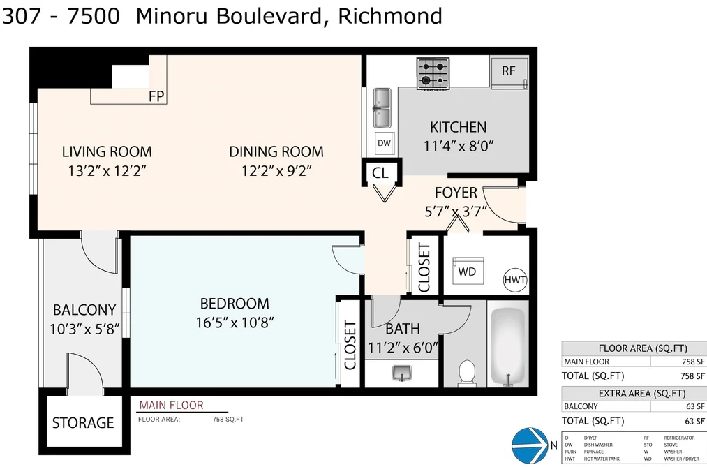 307 7500 MINORU BOULEVARD, Richmond BC V6Y 3J6, Richmond BC — Residential for Sale - Photo 2