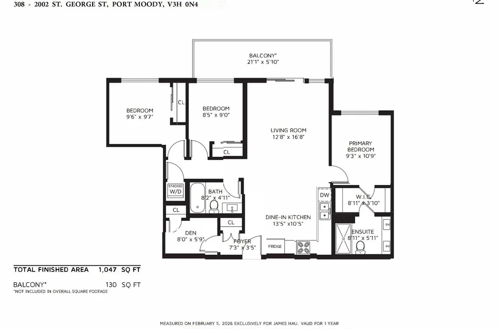 308 2002 ST. GEORGE STREET, Port Moody BC V3H 0N4, Port Moody BC — Residential for Sale — Photo 40 of 40