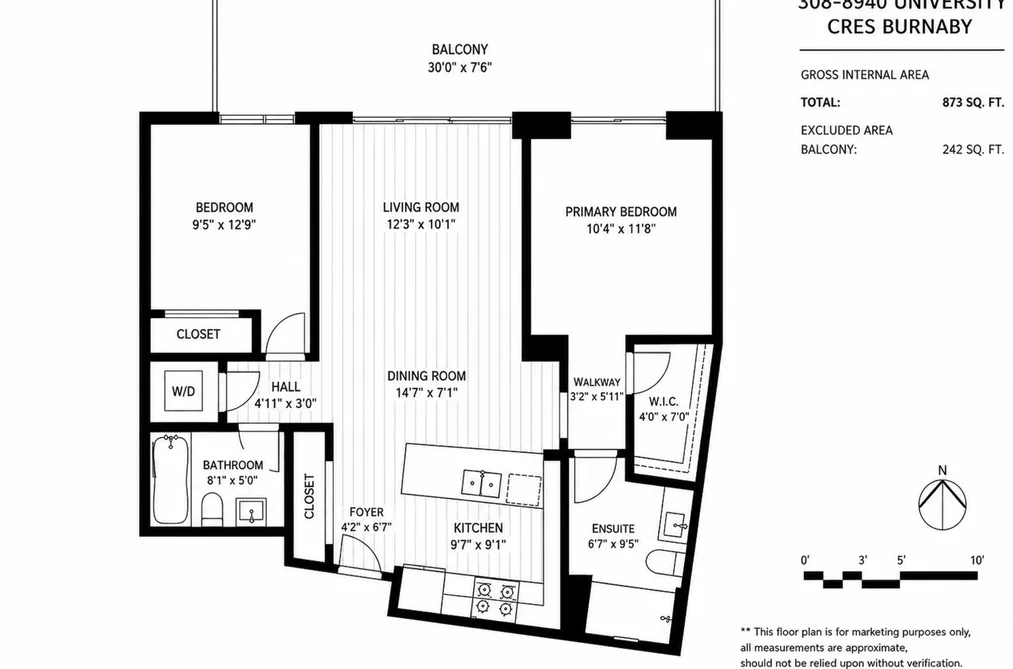 Condo for sale at 308 8940 University Crescent Burnaby British Columbia - MLS: R3143585