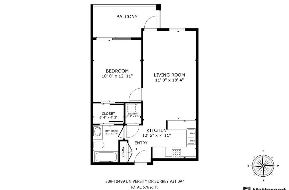 309 10499 UNIVERSITY DRIVE, Surrey BC V3T 0A4, Surrey BC — Residential for Sale - Photo 3