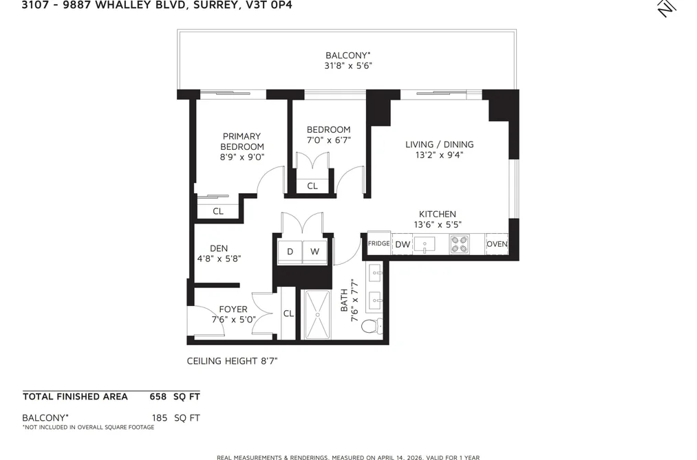 3107 9887 WHALLEY BOULEVARD, Surrey BC V3T 0P4, Surrey BC — Residential for Sale - Photo 2