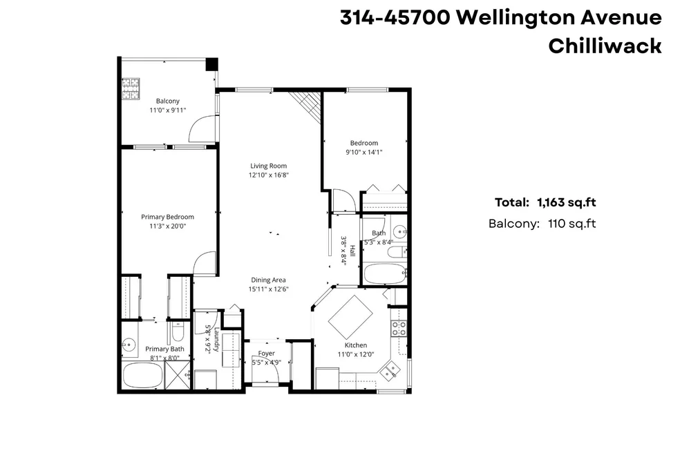 314 45700 WELLINGTON AVENUE, Chilliwack BC V2P 2E4, Chilliwack BC — Residential for Sale - Photo 6