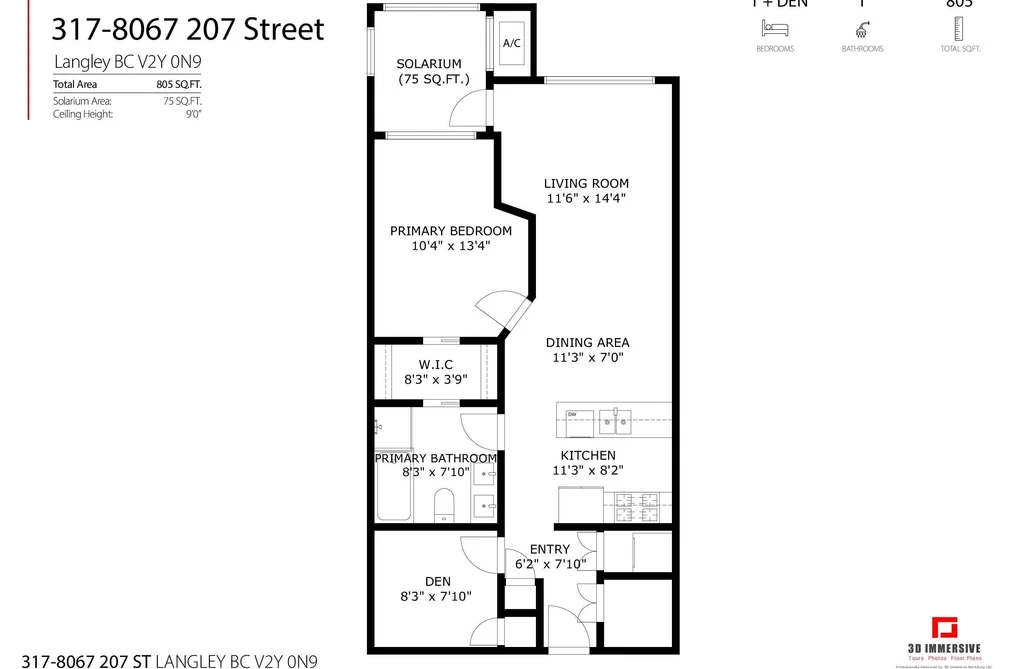 317 8067 207 STREET, Langley, BC — Residential for Sale - Photo 2