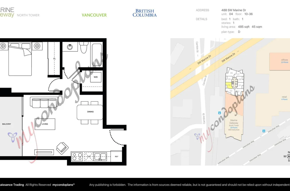 3304 488 SW MARINE DRIVE, Vancouver BC V6E 2Y3, Vancouver BC — Residential for Sale - Photo 6