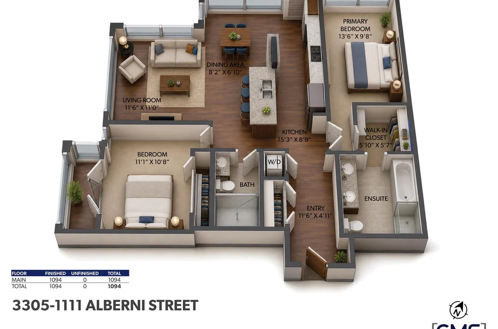3305 1111 ALBERNI STREET, Vancouver BC V6E 4V2, Vancouver BC — Residential for Sale — Photo 34 of 34