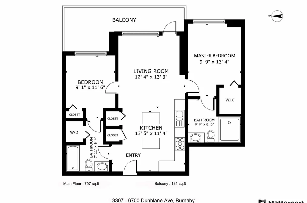 3307 6700 DUNBLANE AVENUE, Burnaby BC V5H 0J3, Burnaby BC — Residential for Sale - Photo 2