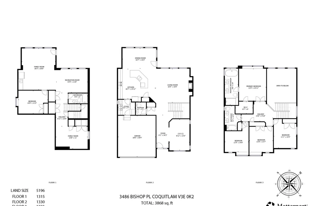 3486 BISHOP PLACE, Coquitlam BC V3E 0K2, Coquitlam BC — Residential for Sale - Photo 2