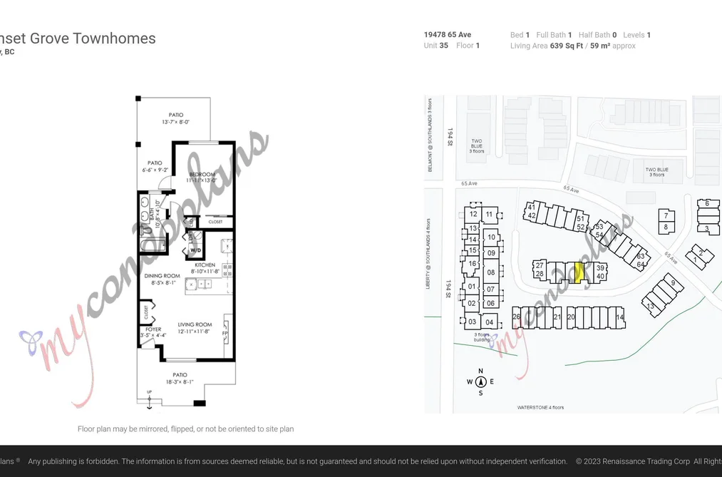 19478 65 Ave Unit 35, Surrey, BC - MLS: R3145377