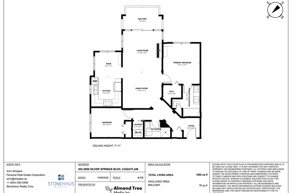 403 2958 SILVER SPRINGS BOULEVARD, Coquitlam BC V3E 3R9, Coquitlam BC — Residential for Sale — Photo 20 of 20