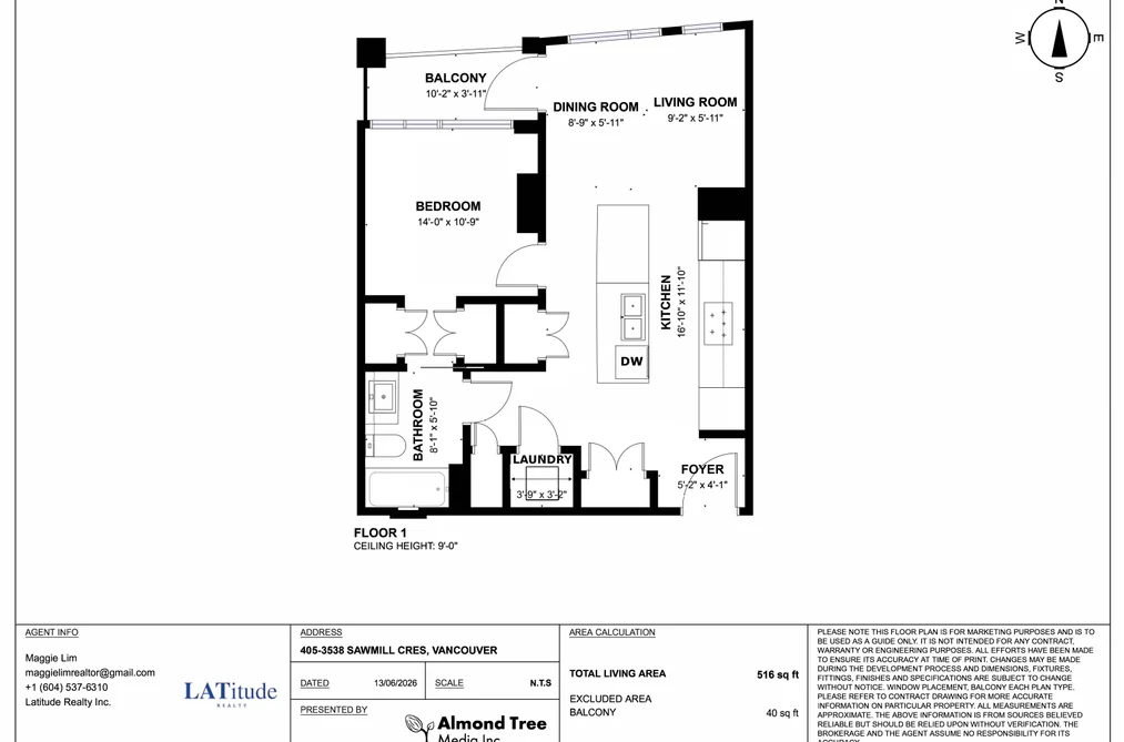 405 3538 SAWMILL CRESCENT, Vancouver BC V5S 0J8, Vancouver BC — Residential for Sale — Photo 18 of 18
