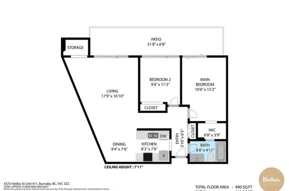 411 4373 HALIFAX STREET, Burnaby BC V5C 5Z2, Burnaby BC — Residential for Sale — Photo 36 of 36