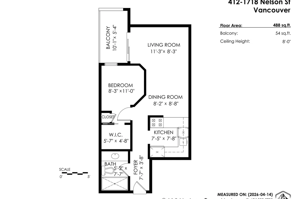 412 1718 NELSON STREET, Vancouver BC V6G 1M8, Vancouver BC — Residential for Sale - Photo 2