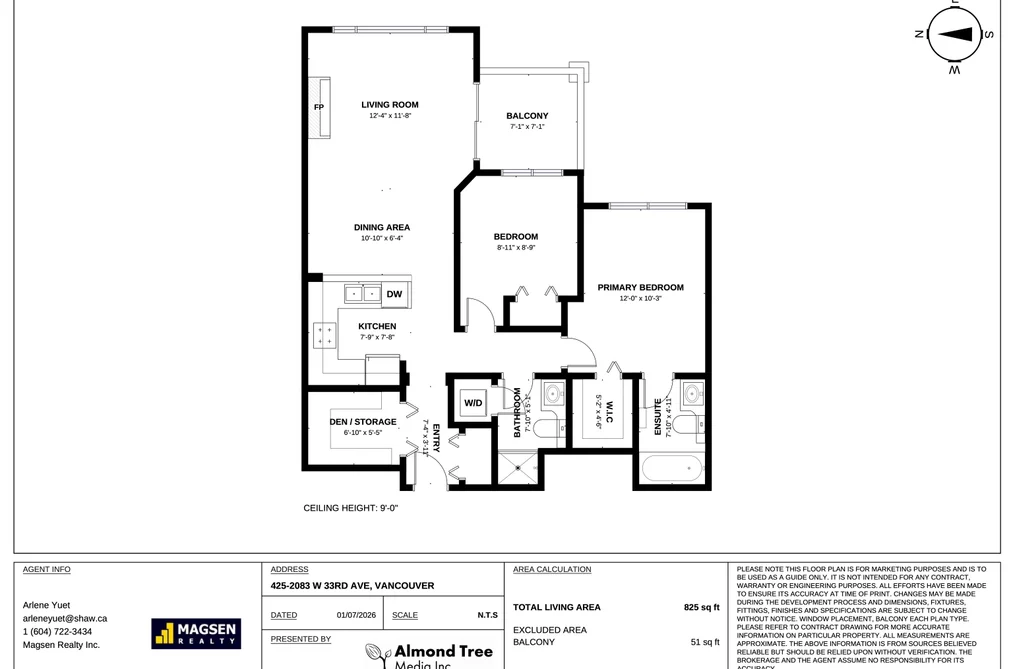 425 2083 W 33RD AVENUE, Vancouver BC V6M 4M6, Vancouver BC — Residential for Sale — Photo 18 of 18