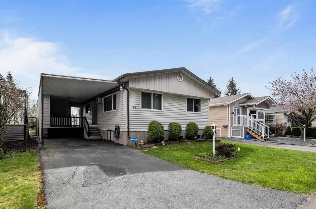 Manufactured Home for sale at 43 31313 Livingstone Avenue Abbotsford British Columbia - MLS: R3097076