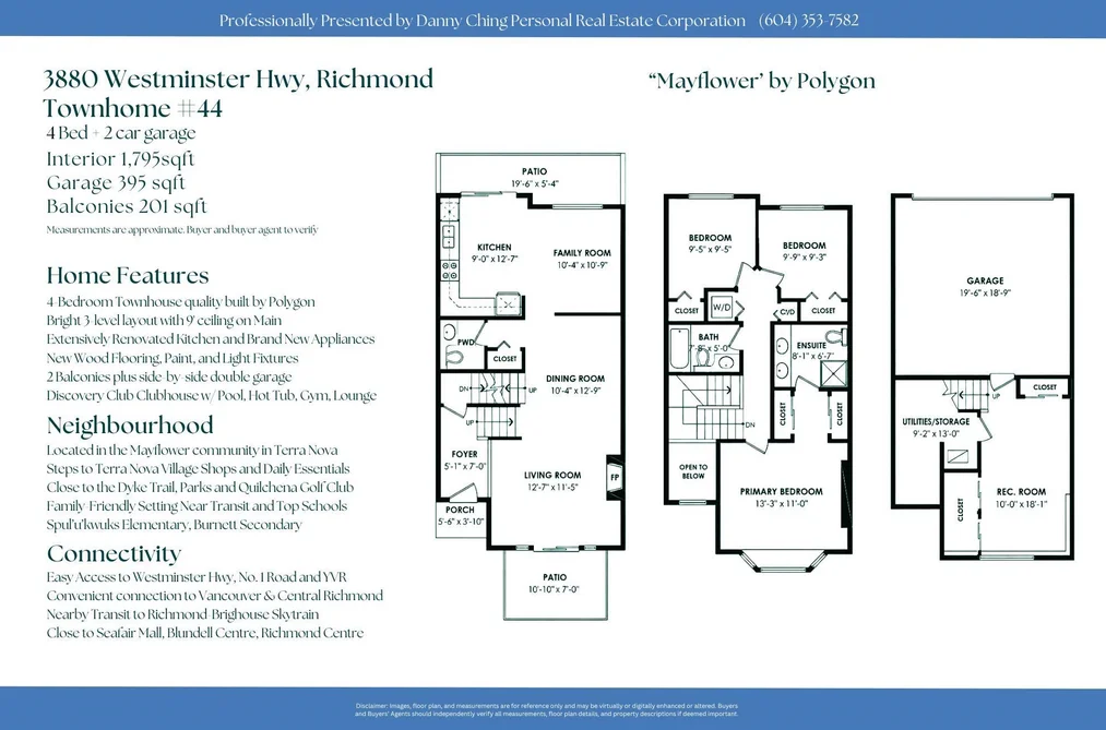 44 3880 WESTMINSTER HIGHWAY, Richmond BC V7C 5S1, Richmond BC — Residential for Sale - Photo 2