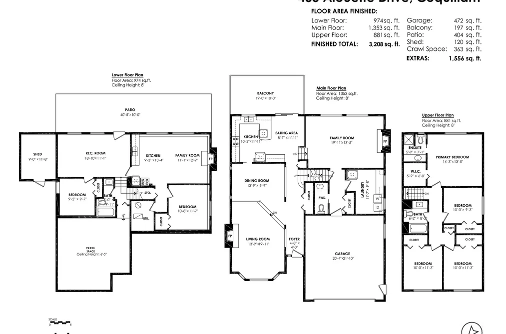 455 ALOUETTE DRIVE, Coquitlam BC V3C 4Y7, Coquitlam BC — Residential for Sale - Photo 2