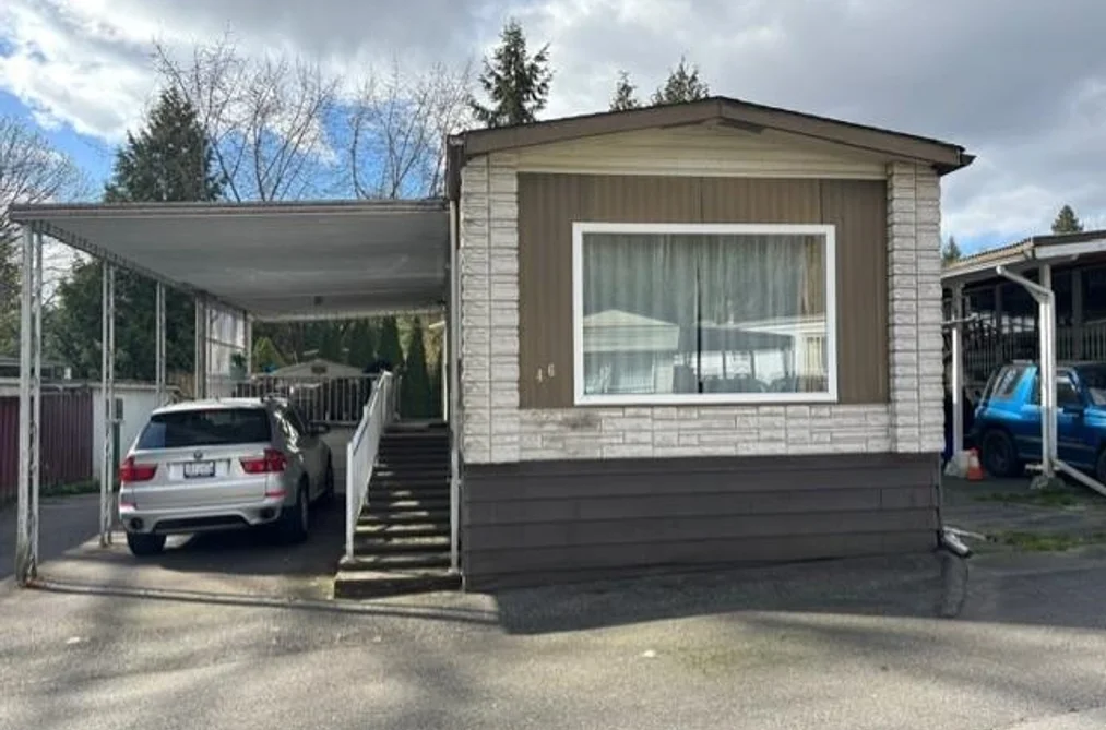 Manufactured Home for sale at 46 8266 King George Boulevard Surrey British Columbia - MLS: R3110490