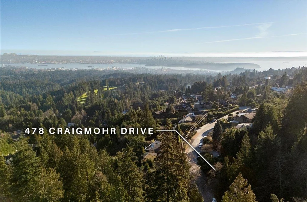 Property for sale at 478 Craigmohr Drive West Vancouver British Columbia - MLS: R3012208
