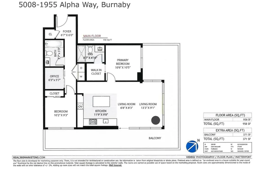 5008 1955 ALPHA WAY, Burnaby BC V5C 0K6, Burnaby BC — Residential for Sale - Photo 7