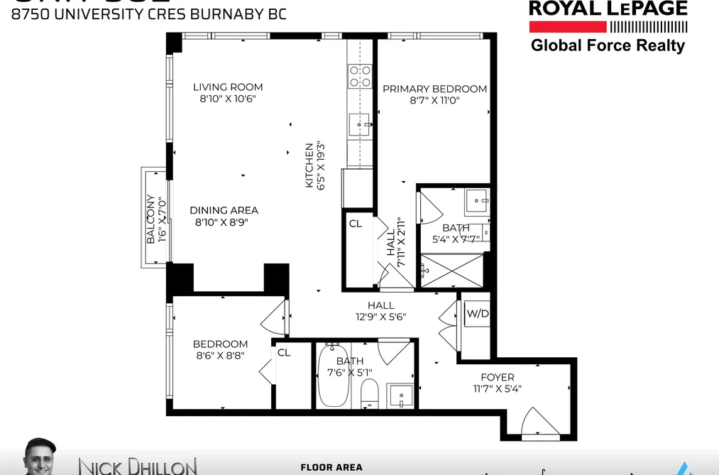 502 8750 UNIVERSITY CRESCENT, Burnaby BC V5A 0G9, Burnaby BC — Residential for Sale - Photo 3