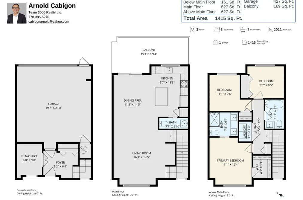 503 16433 WATSON DRIVE, Surrey BC V4N 6R9, Surrey BC — Residential for Sale - Photo 2