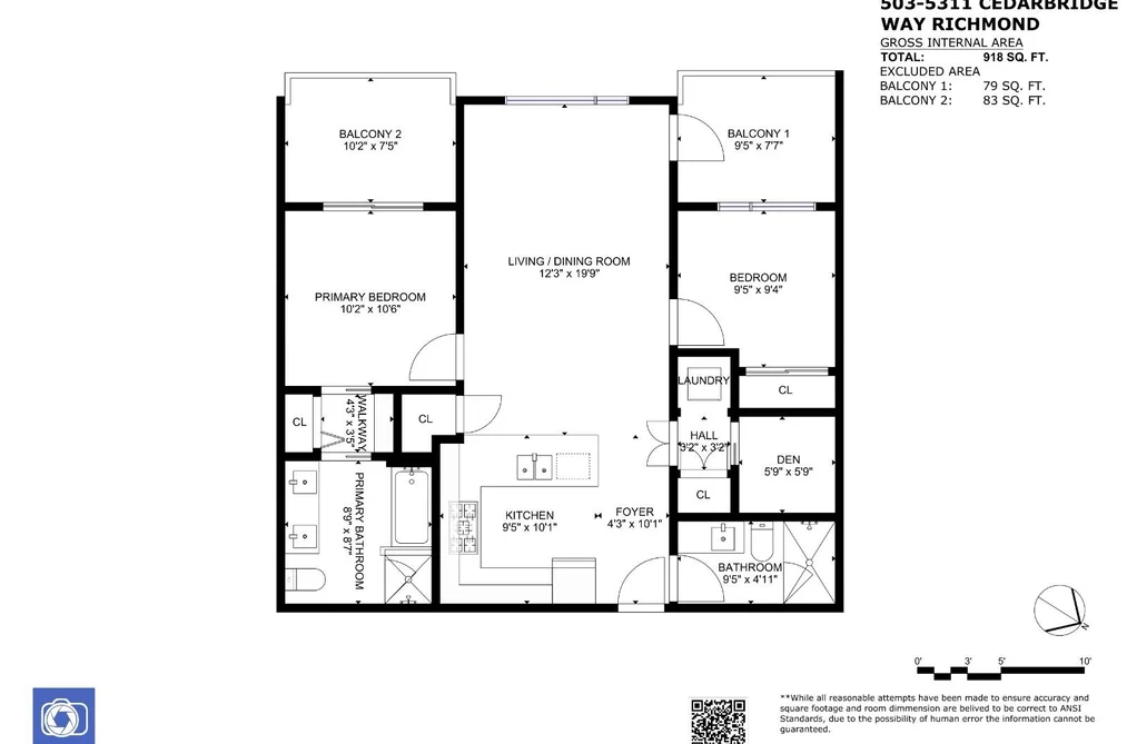 Half Duplex for sale at 503 5311 Cedarbridge Way Richmond British Columbia - MLS: R3120685