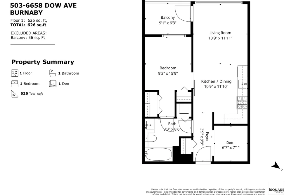 503 6658 DOW AVENUE, Burnaby BC V5H 0C7, Burnaby BC — Residential for Sale — Photo 19 of 19