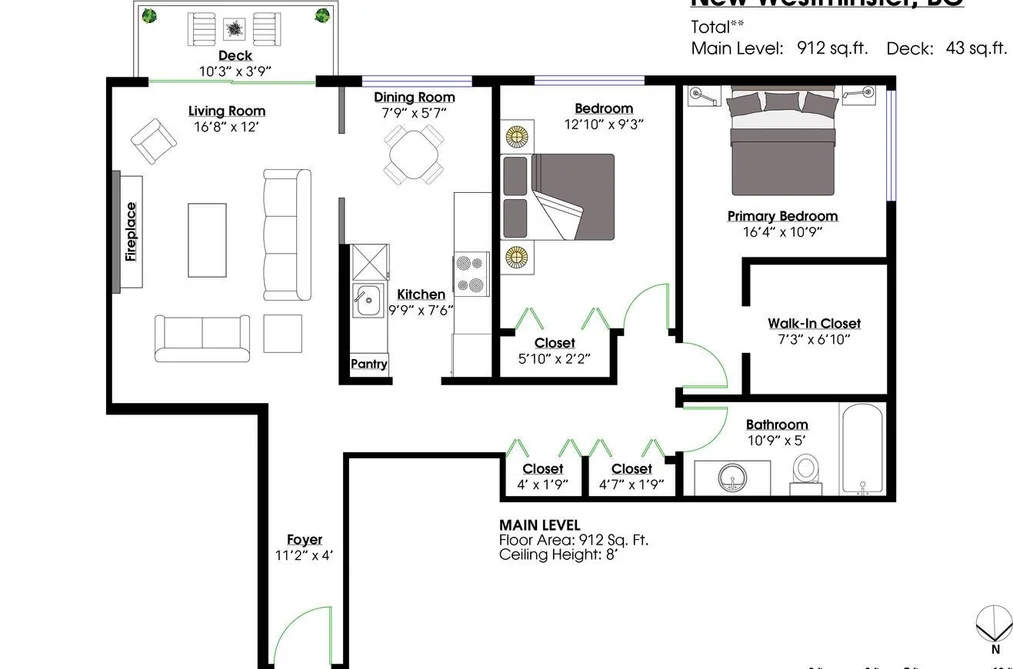 Condo for sale at 504 466 E Eighth Avenue New Westminster British Columbia - MLS: R3095519