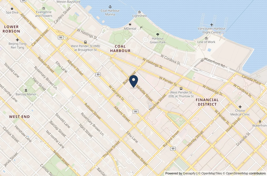 1166 Melville St Unit 506, Vancouver, BC - MLS: R3174229