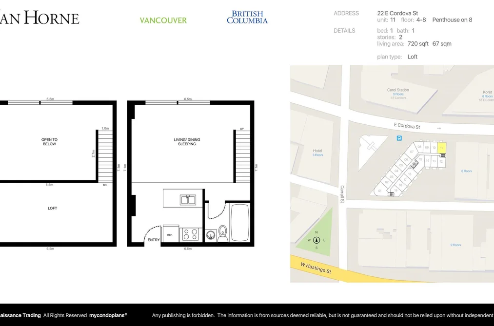 511 22 E CORDOVA STREET, Vancouver BC V6A 1K2, Vancouver BC — Residential for Sale - Photo 6
