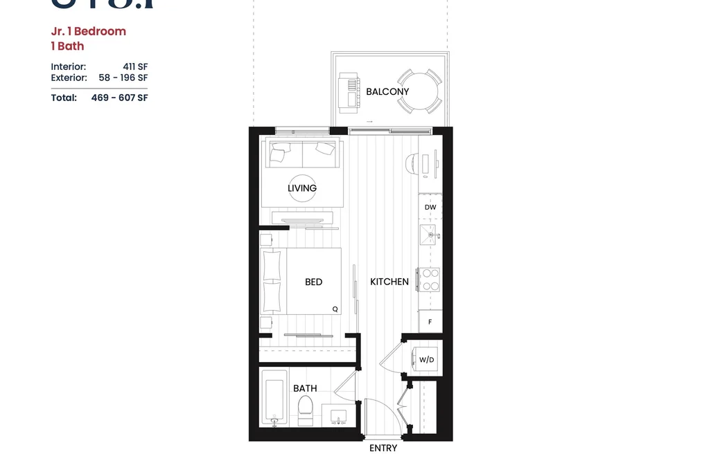 513 2245 MCALLISTER AVENUE, Port Coquitlam BC V3C 2A9, Port Coquitlam BC — Residential for Sale - Photo 2