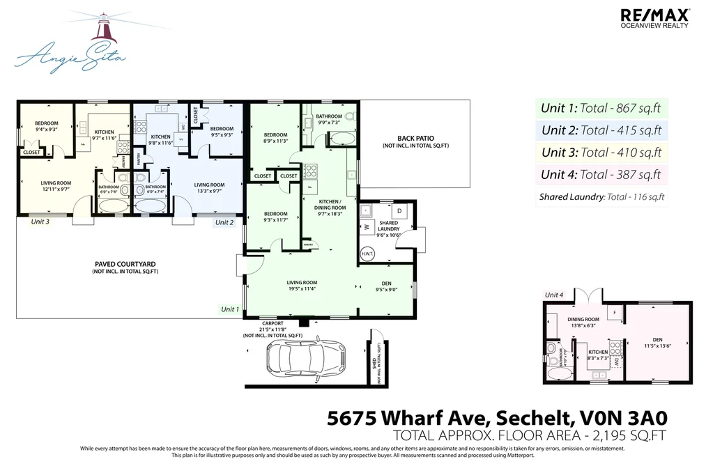 Quadruplex for sale at 5675 Wharf Road Sechelt British Columbia - MLS: R3159778