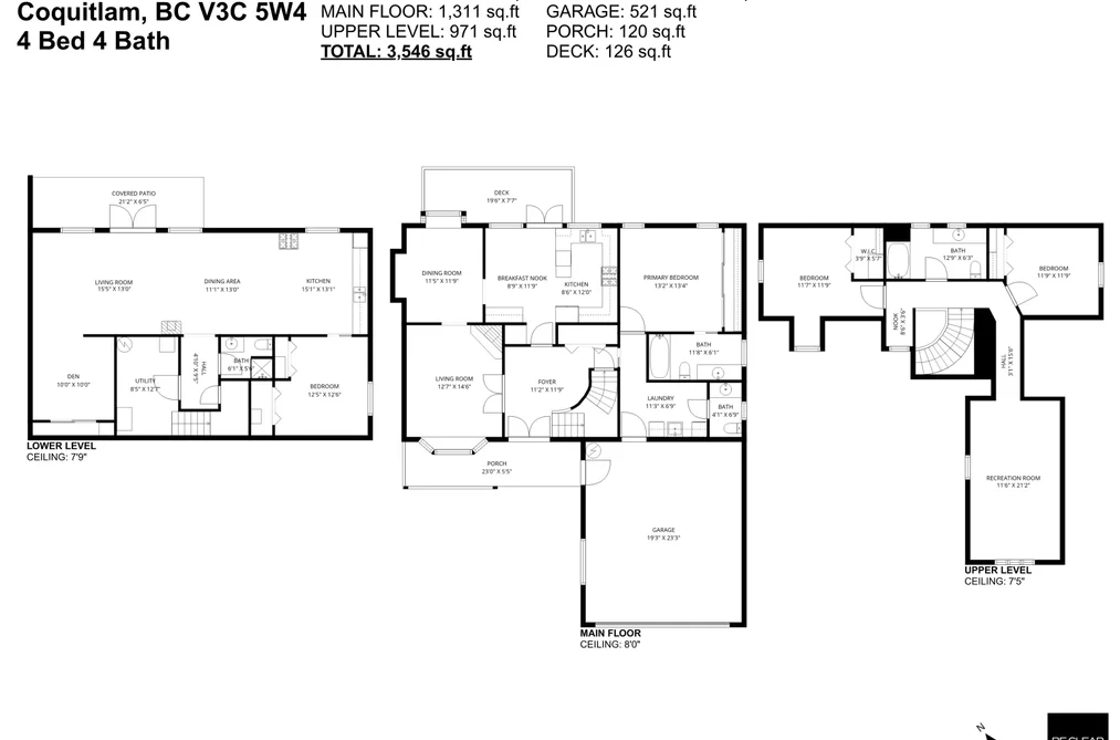600 CLEARWATER WAY, Coquitlam BC V3C 5W4, Coquitlam BC — Residential for Sale - Photo 2