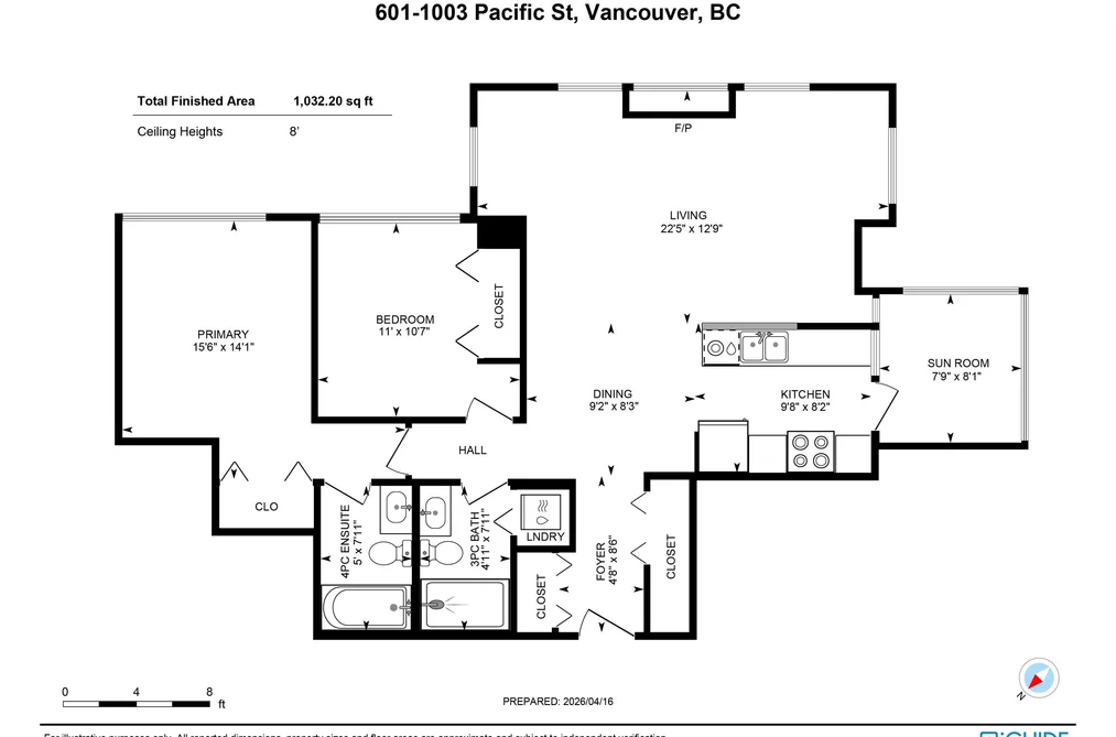 601 1003 PACIFIC STREET, Vancouver BC V6E 4P2, Vancouver BC — Residential for Sale - Photo 2