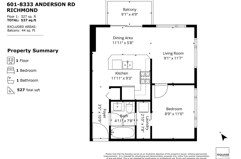 601 8333 ANDERSON ROAD, Richmond BC V6Y 0E2, Richmond BC — Residential for Sale - Photo 4