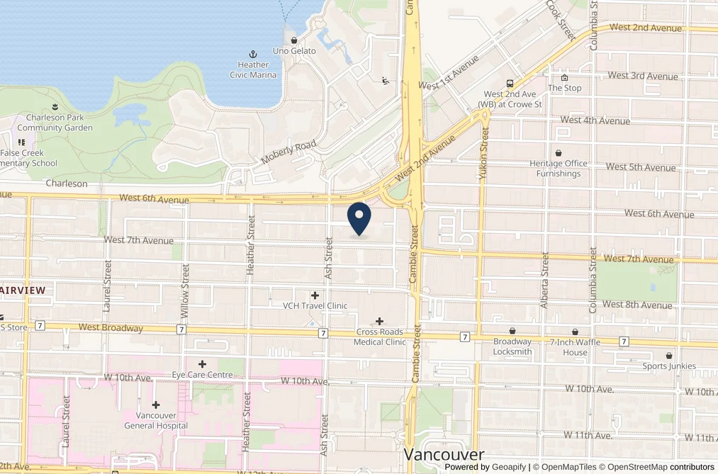 Condo for sale at 603 555 W 7th Avenue Vancouver British Columbia - MLS: R3171182