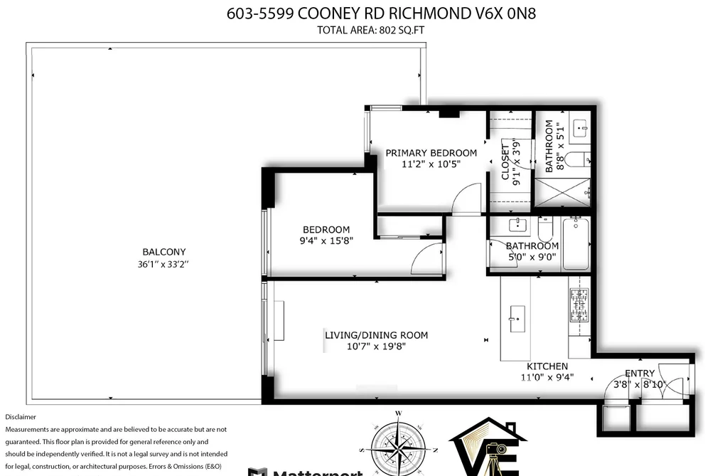 Condo for sale at 603 5599 Cooney Road Richmond British Columbia - MLS: R3157186