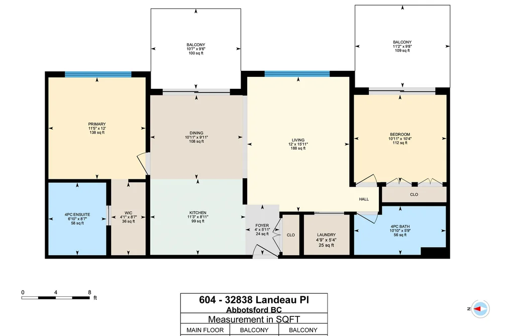 604 32838 LANDEAU PLACE, Abbotsford BC V2S 0M6, Abbotsford BC — Residential for Sale - Photo 2