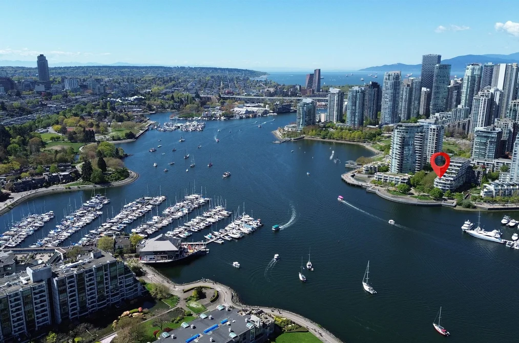 Condo for sale at 606 1288 Marinaside Crescent Vancouver British Columbia - MLS: R3118408