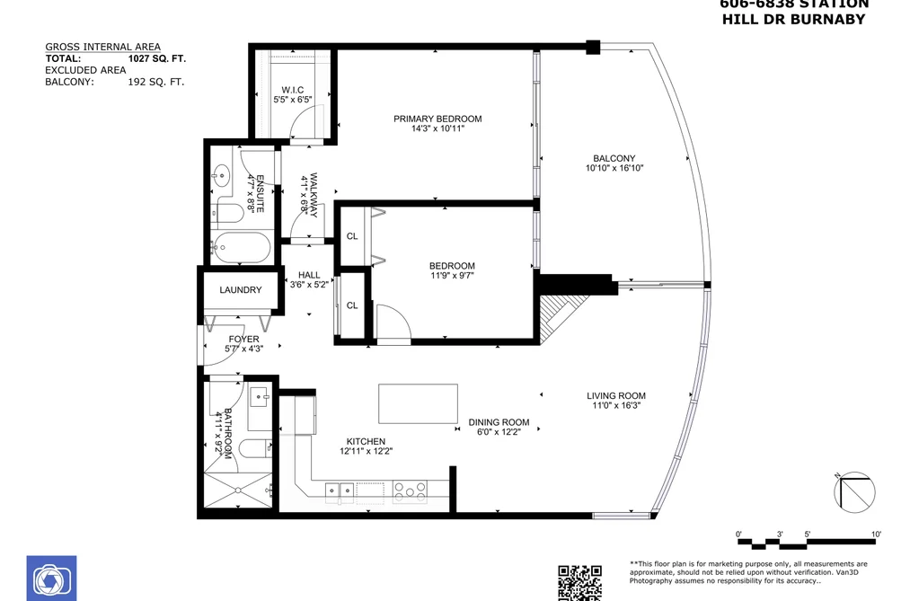 606 6838 STATION HILL DRIVE, Burnaby BC V3N 5A4, Burnaby BC — Residential for Sale - Photo 2