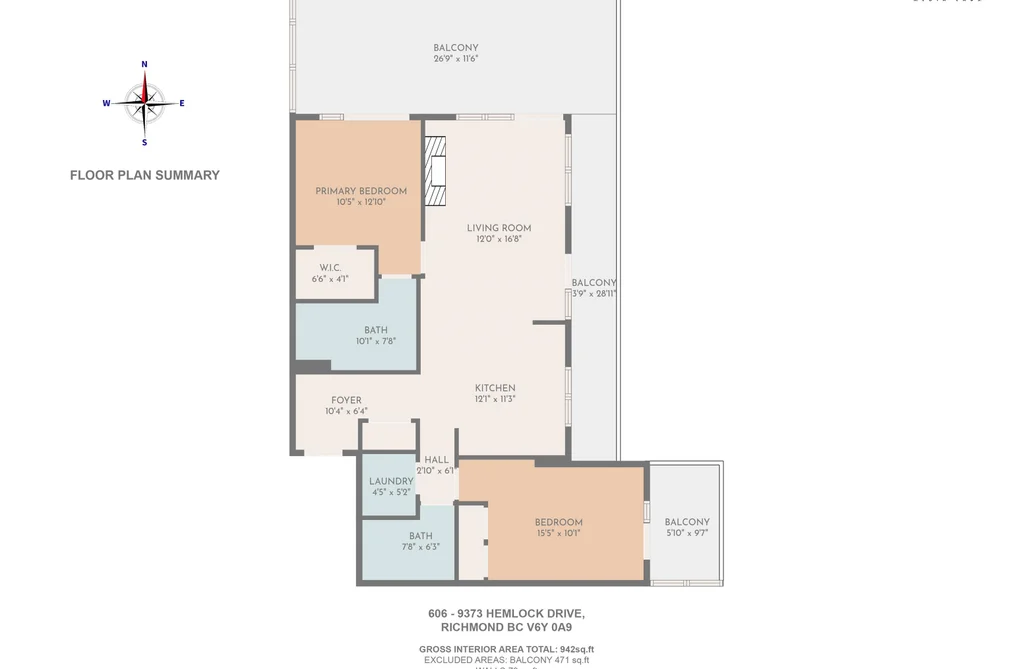 606 9373 HEMLOCK DRIVE, Richmond BC V6Y 0A9, Richmond BC — Residential for Sale - Photo 3