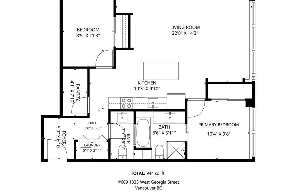 609 1333 GEORGIA STREET, Vancouver BC V6E 4V3, Vancouver BC — Residential for Sale — Photo 18 of 18