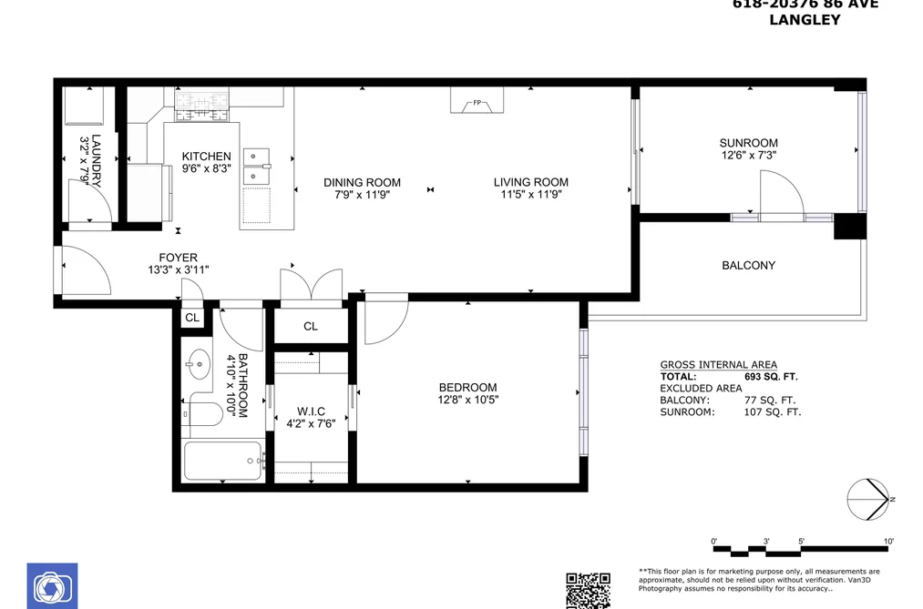 618 20376 N 86TH AVENUE, Langley BC V2Y 3P8, Langley BC — Residential for Sale - Photo 2